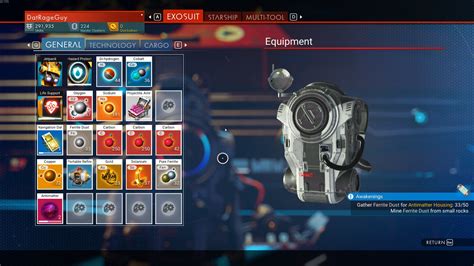exosuit upgrades nms|How to increase your Exosuit’s inventory space in No Man.